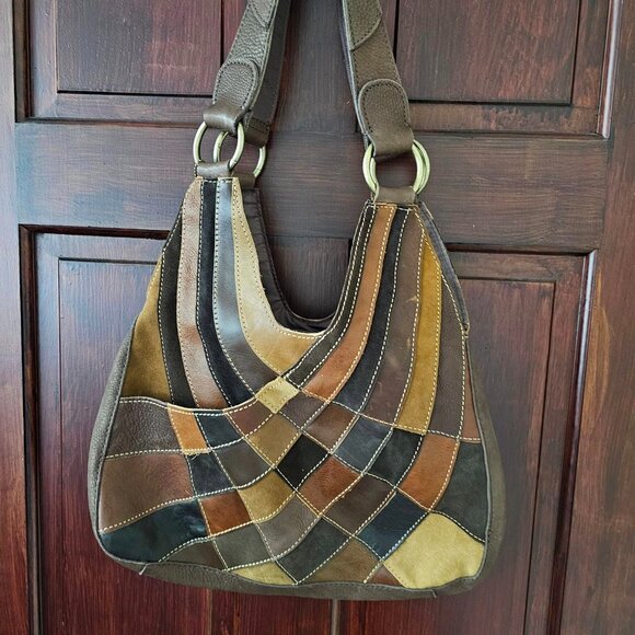 Patchwork Leather Browns - Picture 2 of 6